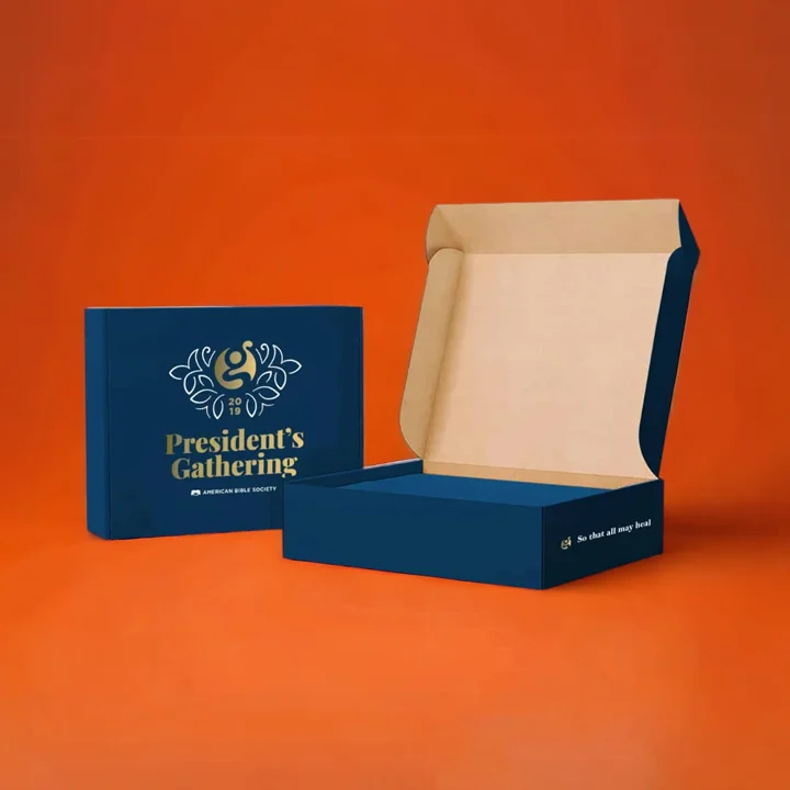 Branded retail boxes designed for consistent product presentation