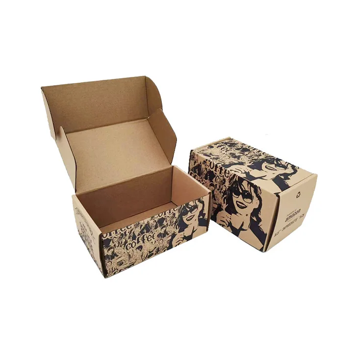 Corrugated shipping boxes for durable and protective product delivery