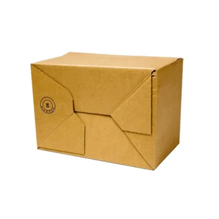 Crash lock bottom boxes for sturdy retail and shipping packaging