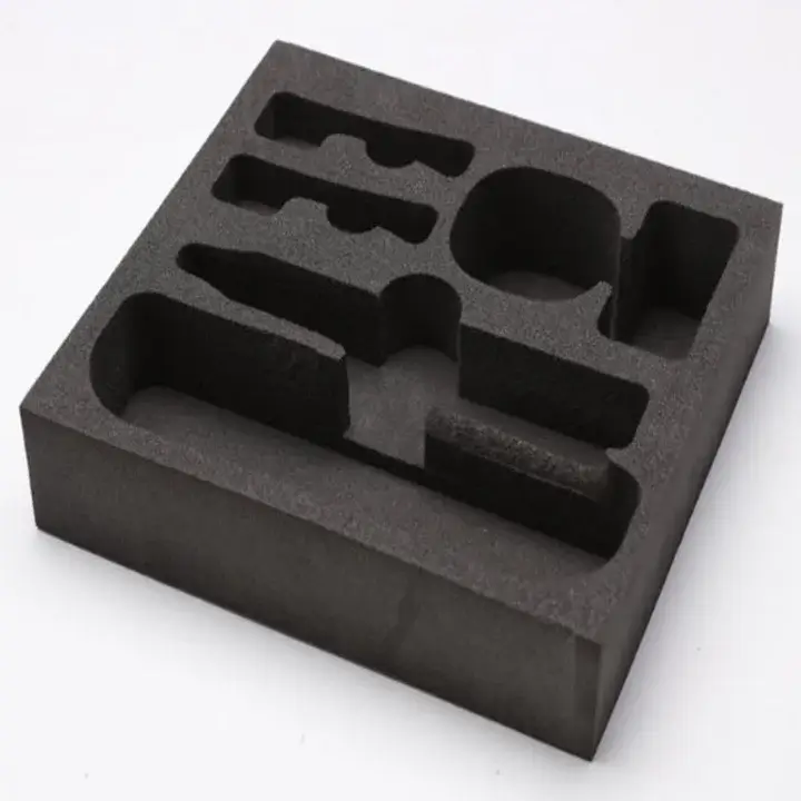 High-density custom EVA foam inserts precision-cut for luxury items