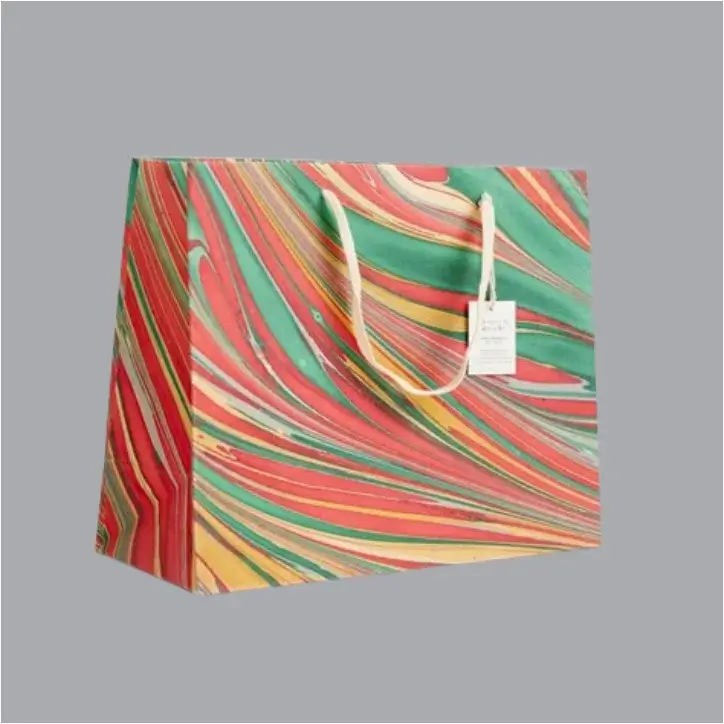 Waterproof tree-free stone paper shopping bag