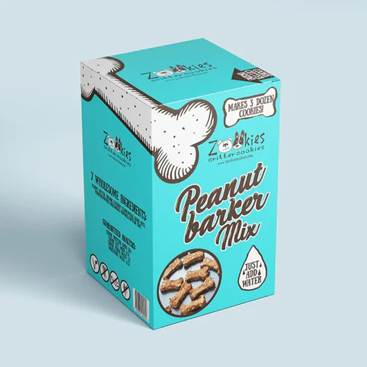 Custom dog treat packaging boxes