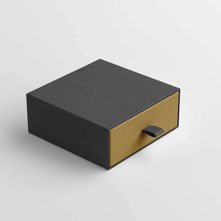 Drawer style rigid boxes for luxury product packaging