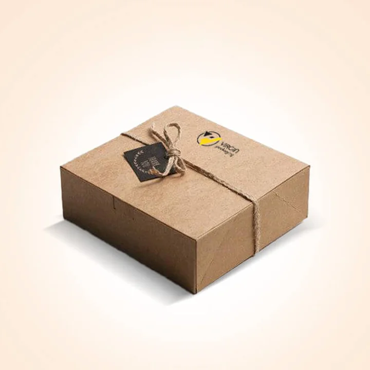 Green packaging boxes designed for sustainable branding