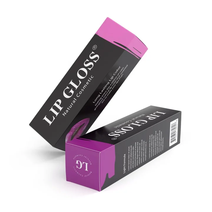 Vibrant Lip Gloss Boxes wholesale