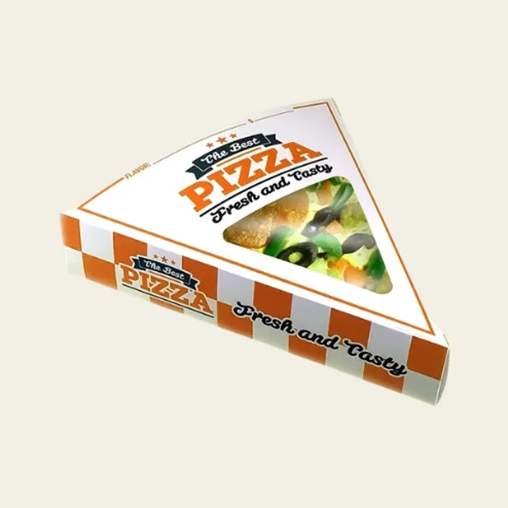 Pizza slice boxes for convenient takeaway packaging