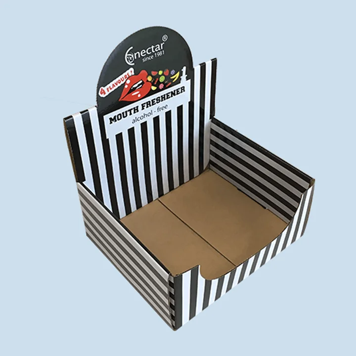 Point of sale display boxes for retail promotions