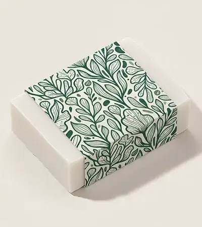 Cardboard sleeve packaging for soap bars