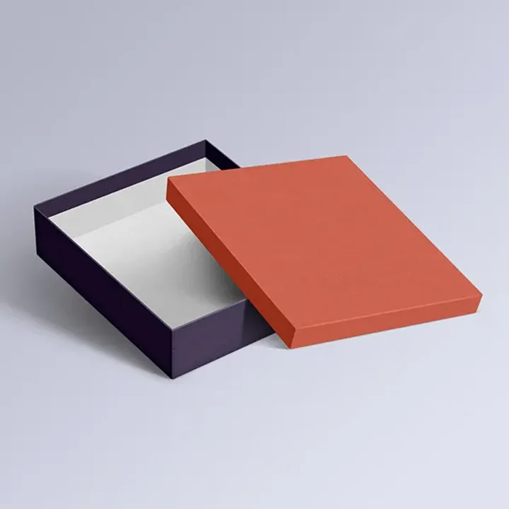 Two piece rigid boxes with classic lid and base design
