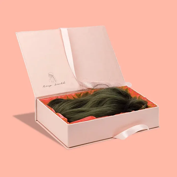 Large Custom Wig Boxes with handles